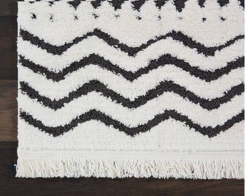 Nourison Kamala White Runner 22 X 76 Area Rug 805-112960 Image 1