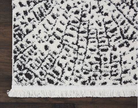 Nourison Kamala White Runner 22 X 76 Area Rug 805-112965 Image 1
