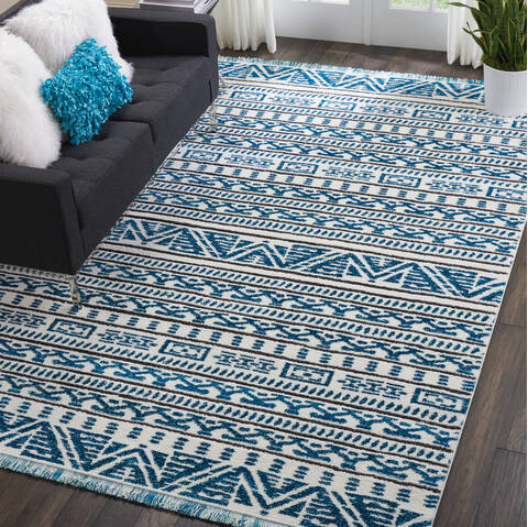 Nourison Kamala Beige 710 X 106 Area Rug 805-112968 Image 6