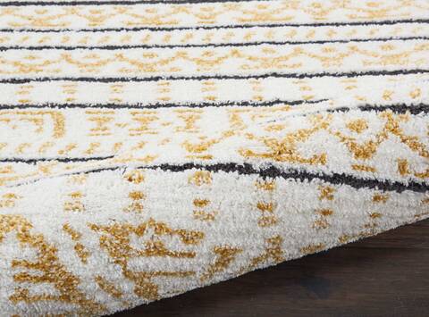 Nourison Kamala Yellow Runner 22 X 76 Area Rug 805-112975 Image 2