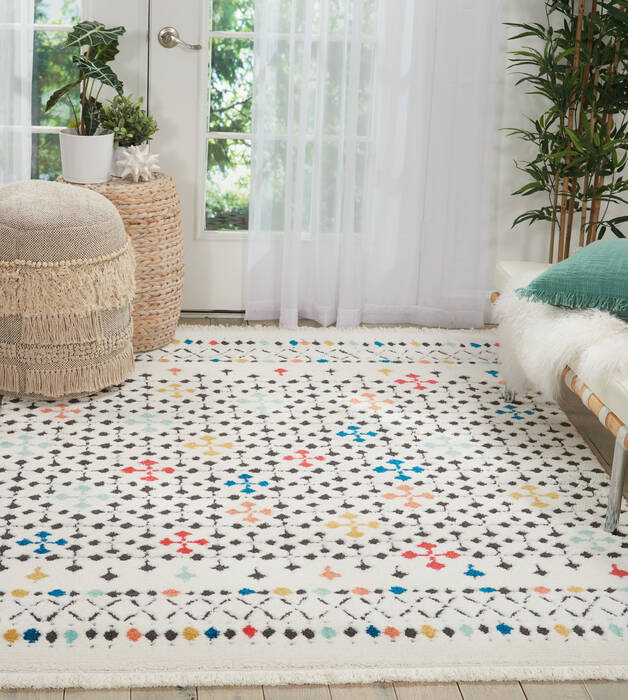 Nourison Kamala White 53 X 73 Area Rug 805-112977 Image 4