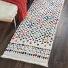 Nourison Kamala White Runner 22 X 76 Area Rug  805-112980 Thumb 3