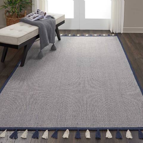 Nourison Otto Blue 50 X 76 Area Rug 805-112984 Image 3