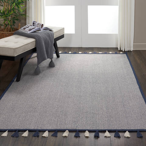 Nourison Otto Blue 50 X 76 Area Rug 805-112984 Image 4