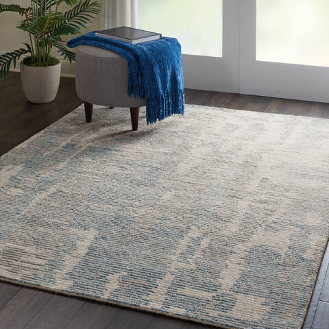 Nourison Ellora Blue 56 X 75 Area Rug 805-113001 Image 5