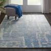 Nourison Ellora Blue 56 X 75 Area Rug  805-113001 Thumb 3