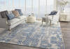 Nourison Ellora Blue 79 X 99 Area Rug  805-113002 Thumb 6