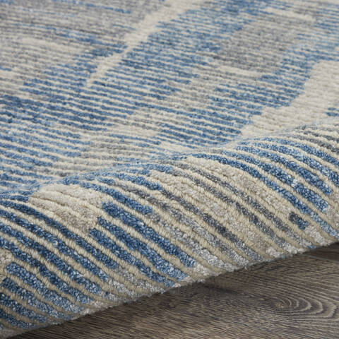 Nourison Ellora Blue 99 X 139 Area Rug 805-113004 Image 2