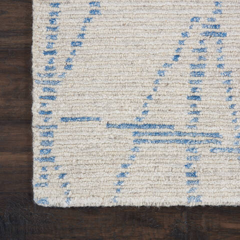 Nourison Ellora Blue 23 X 30 Area Rug 805-113015 Image 1