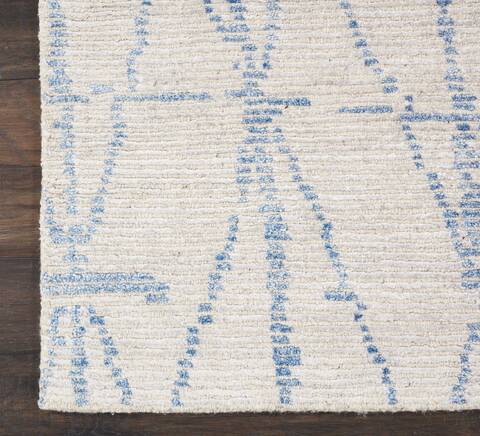 Nourison Ellora Blue 56 X 75 Area Rug 805-113016 Image 1