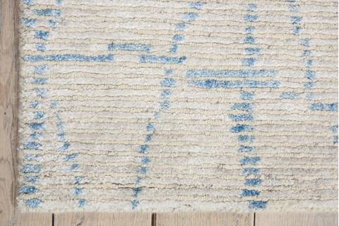 Nourison Ellora Blue 79 X 99 Area Rug 805-113017 Image 1