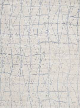Nourison Ellora Blue Rectangle 10x14 ft Rayon Carpet 113019