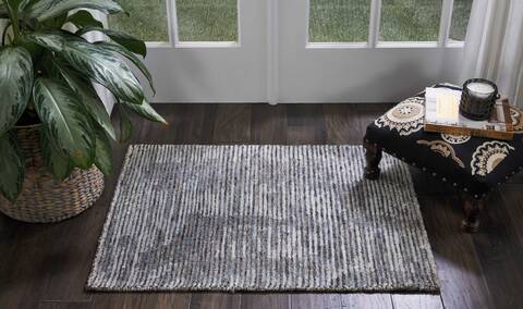 Nourison Ellora Grey 23 X 30 Area Rug 805-113025 Image 3