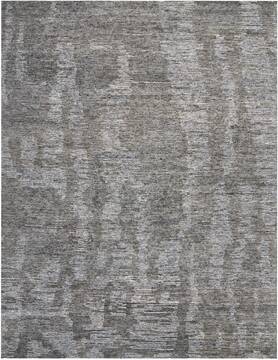 Nourison Ellora Grey Rectangle 10x14 ft Rayon Carpet 113029