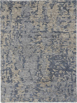 Nourison Ellora Grey Rectangle 5x8 ft Rayon Carpet 113031