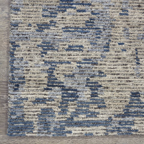 Nourison Ellora Grey 79 X 99 Area Rug 805-113032 Image 1