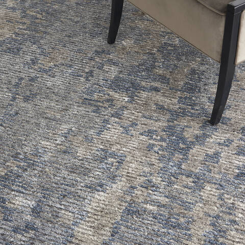 Nourison Ellora Grey 79 X 99 Area Rug 805-113032 Image 4