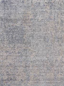 Nourison Ellora Grey Rectangle 10x14 ft Rayon Carpet 113034