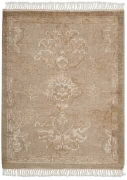 Nourison Elan Yellow Rectangle 2x3 ft Wool Carpet 113038