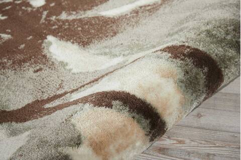 Nourison Euphoria Beige Round 710 X 710 Area Rug 805-113058 Image 2