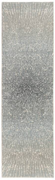 Nourison Elegance Grey Runner 6 to 9 ft Polyester Carpet 113077