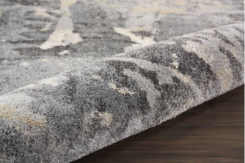 Nourison Fusion Grey 96 X 130 Area Rug 805-113081 Image 2