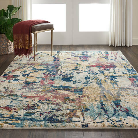 Nourison Fusion Beige 53 X 73 Area Rug 805-113082 Image 4