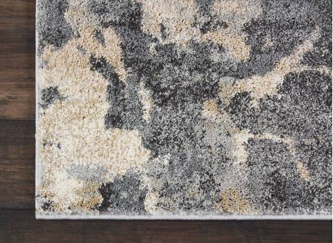 Nourison Fusion Grey Runner 22 X 76 Area Rug 805-113085 Image 1