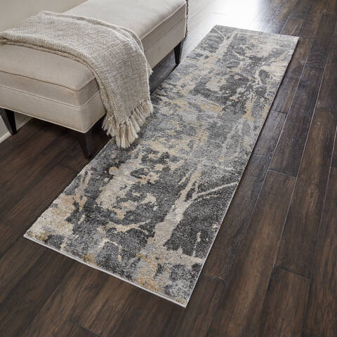 Nourison Fusion Grey Runner 22 X 76 Area Rug 805-113085 Image 3