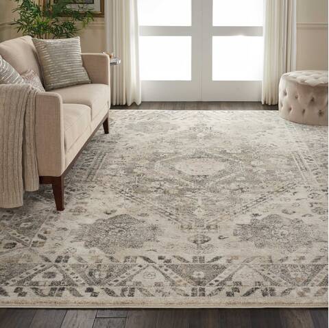 Nourison Fusion Beige 710 X 106 Area Rug 805-113089 Image 3