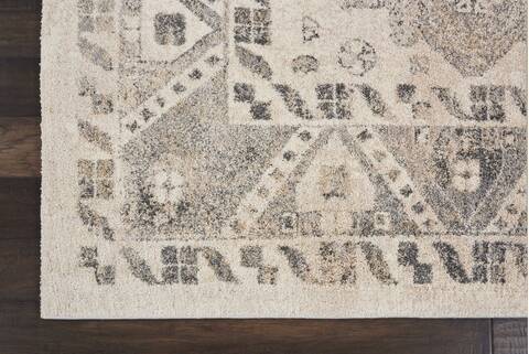 Nourison Fusion Beige 96 X 130 Area Rug 805-113091 Image 1