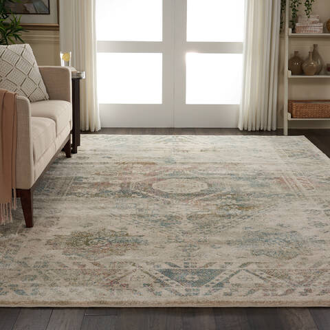 Nourison Fusion Beige 710 X 106 Area Rug 805-113093 Image 4