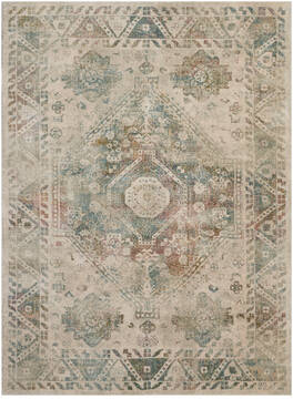 Nourison Fusion Beige Rectangle 8x10 ft Polypropylene Carpet 113093