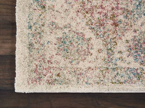 Nourison Fusion Beige Runner 22 X 76 Area Rug 805-113097 Image 1