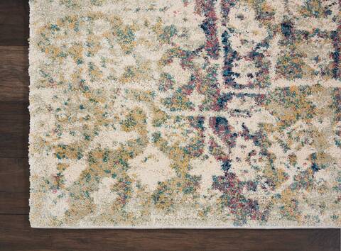 Nourison Fusion Beige 96 X 130 Area Rug 805-113101 Image 1