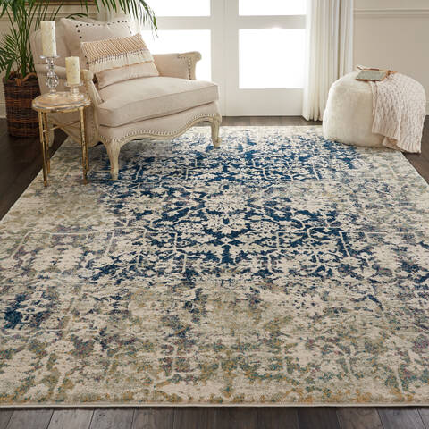 Nourison Fusion Beige 96 X 130 Area Rug 805-113101 Image 3