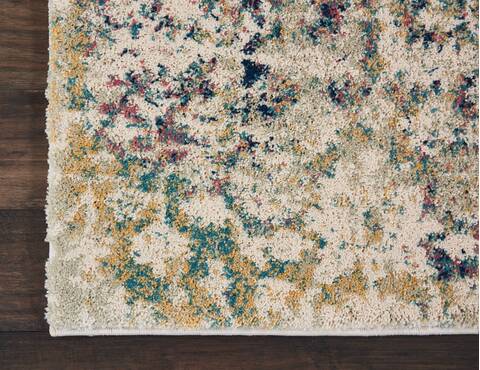 Nourison Fusion Beige Runner 22 X 76 Area Rug 805-113102 Image 1