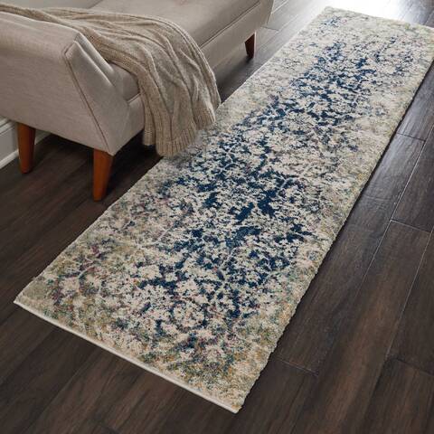 Nourison Fusion Beige Runner 22 X 76 Area Rug 805-113102 Image 3