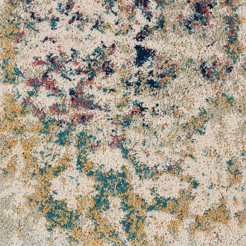 Nourison Fusion Beige Runner 22 X 76 Area Rug 805-113102 Image 5
