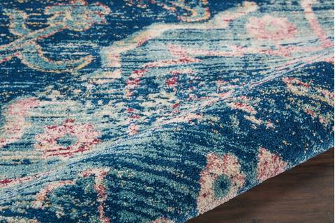 Nourison FUSION Blue 96 X 130 Area Rug 805-113106 Image 3