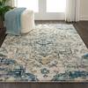 Nourison FUSION White 53 X 73 Area Rug  805-113107 Thumb 3