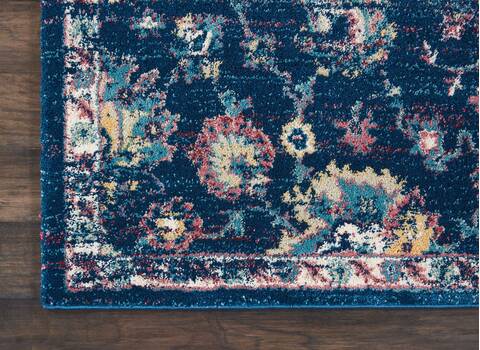 Nourison Fusion Blue 53 X 73 Area Rug 805-113112 Image 1