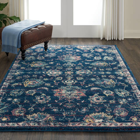 Nourison Fusion Blue 53 X 73 Area Rug 805-113112 Image 4