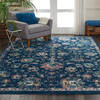 Nourison Fusion Blue 710 X 106 Area Rug  805-113113 Thumb 3