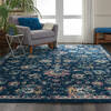 Nourison Fusion Blue 710 X 106 Area Rug  805-113113 Thumb 4