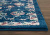 Nourison Fusion Blue 96 X 130 Area Rug  805-113115 Thumb 5