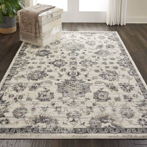 Nourison FUSION White 53 X 73 Area Rug 805-113116 Image 3