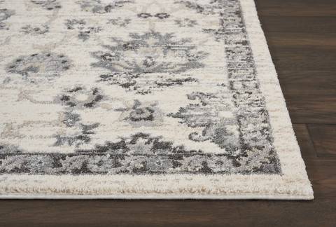 Nourison FUSION White 710 X 106 Area Rug 805-113117 Image 1