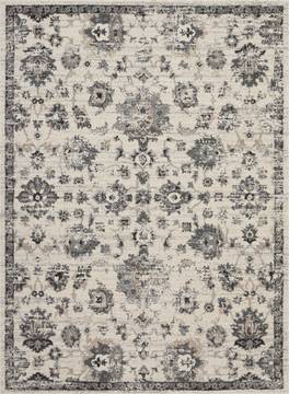 Nourison FUSION White Rectangle 8x10 ft Polypropylene Carpet 113117