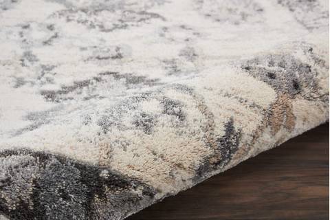 Nourison FUSION White 96 X 130 Area Rug 805-113119 Image 3